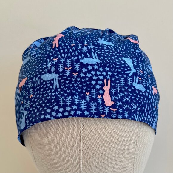 Ponytail Scub Cap - Rabbits - Picture 2 of 2